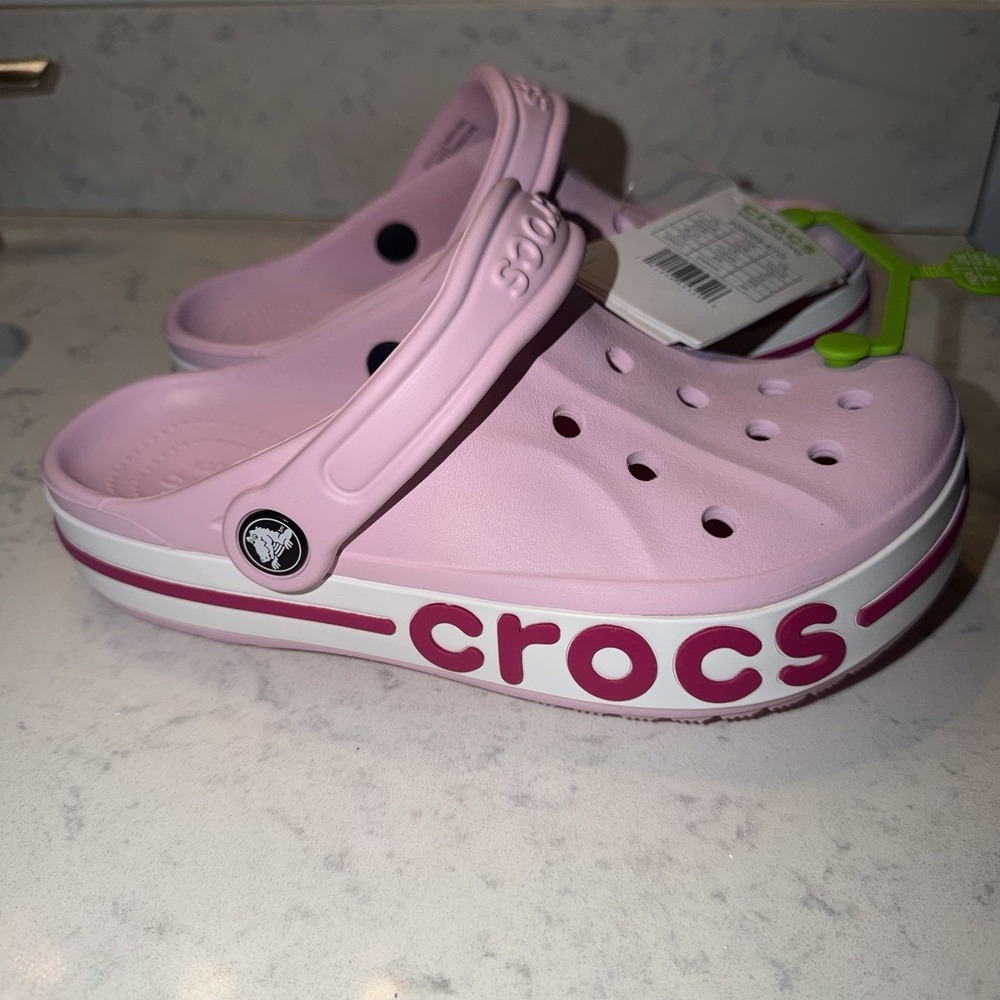 Crocs Bayaband Clog Pink Women's Size 6 Men's 4 EU 36-37 New With Tags